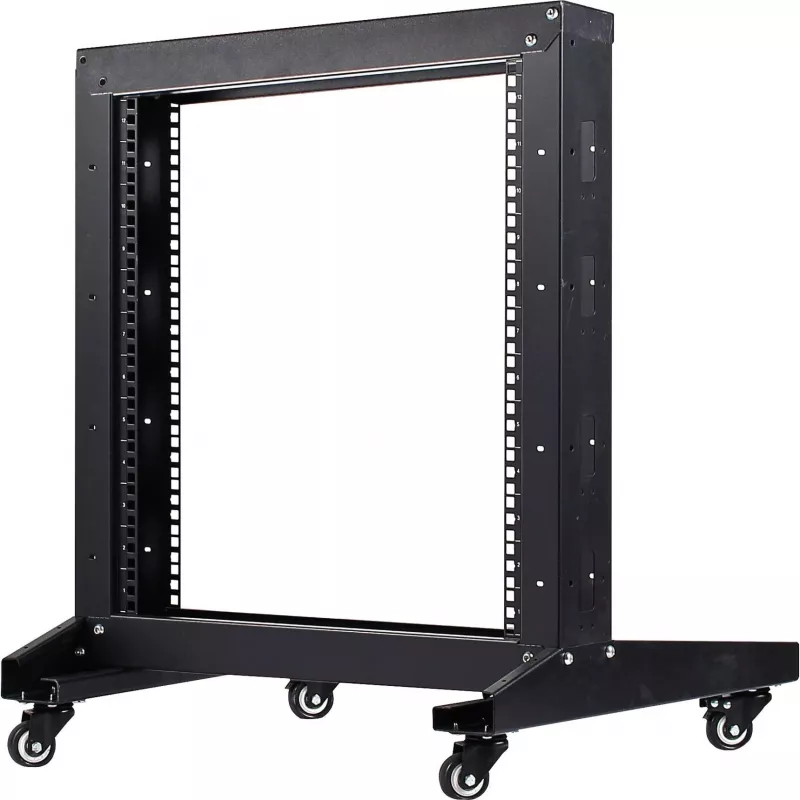 Laisvai pastatomas stovas Inter-Tech SRA-6612 12U juodas 300 kg talpa