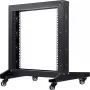 Laisvai pastatomas stovas Inter-Tech SRA-6612 12U juodas 300 kg talpa