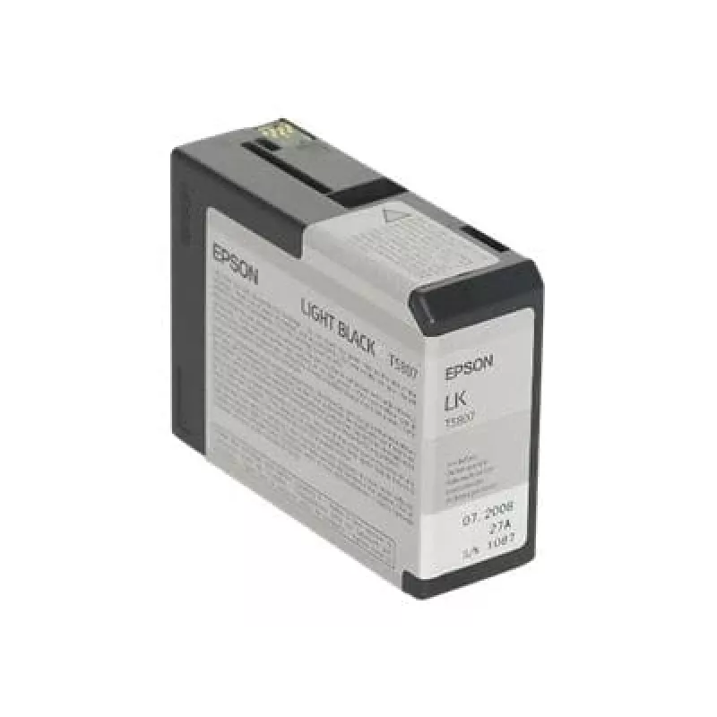 Epson Singlepack šviesiai juoda T580700, šviesiai juoda, pigmentinis rašalas, 80 ml, 1 vnt.