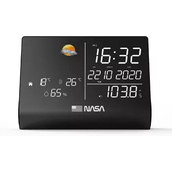 Nasa WSP1300 Juoda Weather Station/Speaker BT