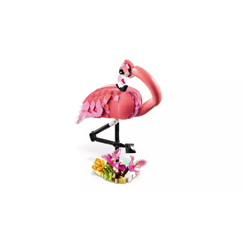 LEGO Creator 3-in-1 Pink Flamingo 31170 surenkamų modelių rinkinys, 288 detalės, aukštis 230 mm, rekomenduojamas amžius 8+