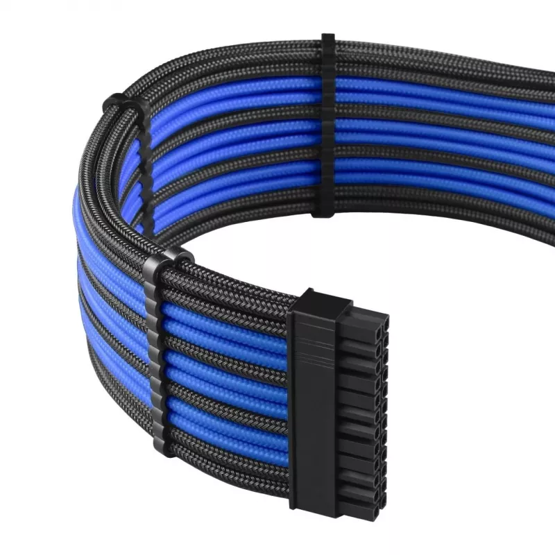 Vidinis maitinimo laidas CableMod CM-PCAB-BKIT-NKKB-3PK-R juodas mėlynas 250 mm