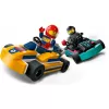 Konstruktorius LEGO 60400 City Kartingai su lenktynininkais – žaidimų rinkinys su minifigūrėlėmis ir transporto priemonėmis