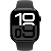 Apple Watch Series 10 aliuminio korpusas su GPS + Cellular 46 mm Diamond Juoda sportinė apyrankė juoda M/L