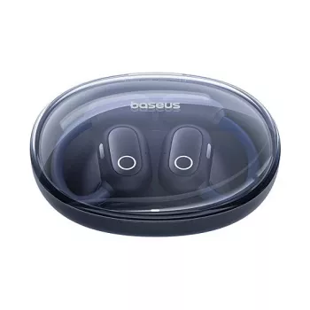 Baseus Eli Sport 1 atviros ausies TWS Cosmic Juoda USB laidas