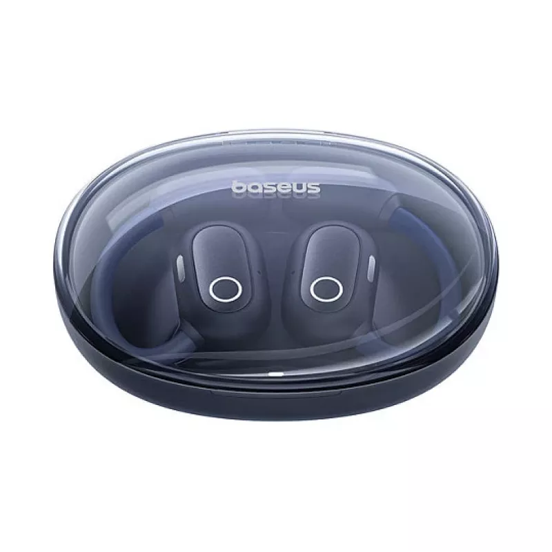 Baseus Eli Sport 1 atviros ausies TWS Cosmic Juoda USB laidas