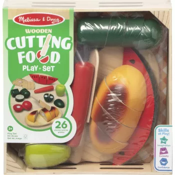Melissa & Doug pjaustymo pramogų rinkinys, žaidimų virtuvėlė