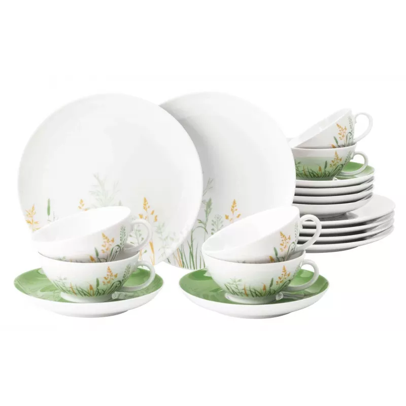 Arbatos servizas 6 asmenims SELTMANN MEADOW GRASSES GREEN