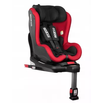 Vaikiška automobilinė kėdutė Sparco SK500I juoda-raudona SK500IRD, iki 18 kg
