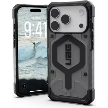 UAG Urban Armor Gear Pathfinder MagSafe dėklas | Apple iPhone 17 Pro | pelenų (pilka permatoma)/juoda | 114551113140 (114551113140)