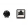 DeLOCK M12 adapterio kabelis D-koduotas 4 kontaktų kištukas į RJ45 lizdą 50 cm