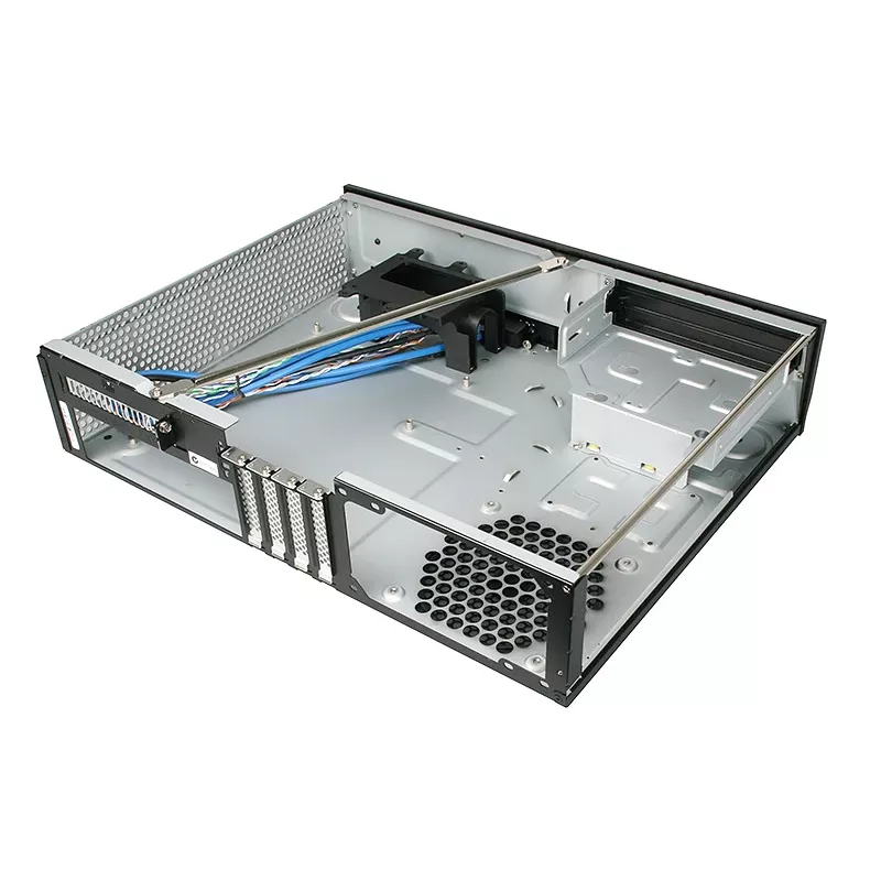 SidabrinėStone MILO ML03 - Stalinis - Mikro-ATX - be maitinimo bloko (ATX / PS/2) - Juoda - USB/Audio (SST-ML03B-R)