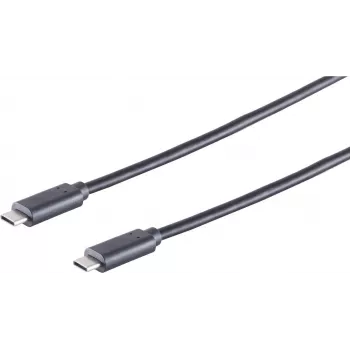USB kabelis S/CONN 77140-1.0 USB 3.2 Gen 1 1m USB C USB B juodas