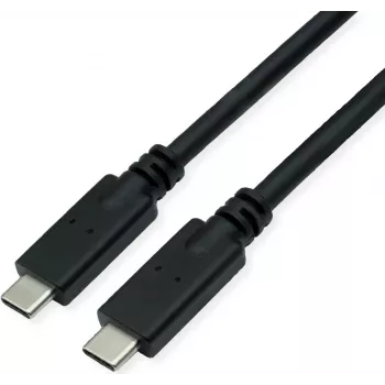 ROLINE USB 3.2 Gen 2 suderinamas laidas C-C ST/ST 10Gbit/s Emark 100W juodas - Laidas - Skaitmeninis/Duomenų