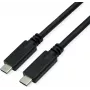 ROLINE USB 3.2 Gen 2 suderinamas laidas C-C ST/ST 10Gbit/s Emark 100W juodas - Laidas - Skaitmeninis/Duomenų