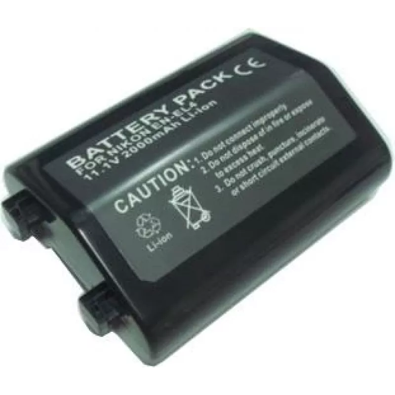 Rechargeable Camera baterija extra digital EN-EL4 high capacity for Nikon digital cameras