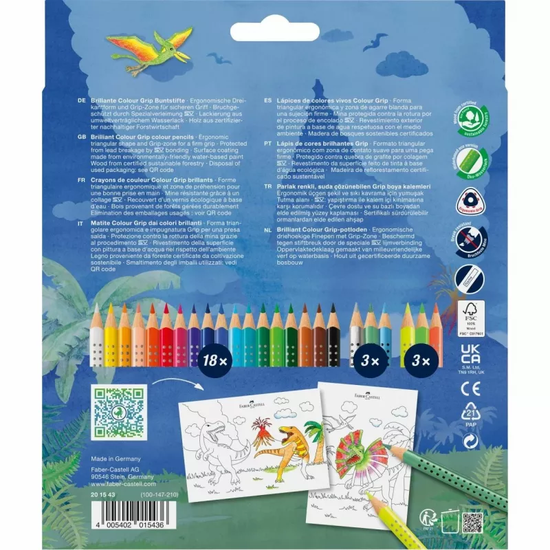 Spalvoti pieštukai Faber-Castell 201546 24 vnt.