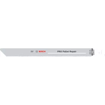 Pjūklo geležtės Bosch S1132VFR 1,1x25x225 mm, 5 vnt. rinkinys, padėklų remontui