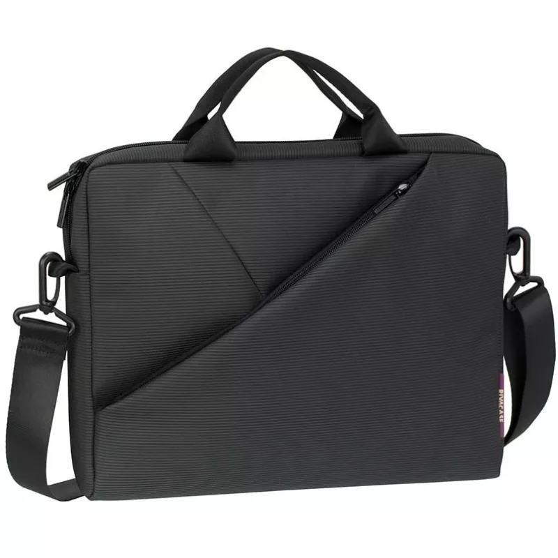 Messenger case Rivacase 8730 39.6 cm (15.6 inch) Juoda