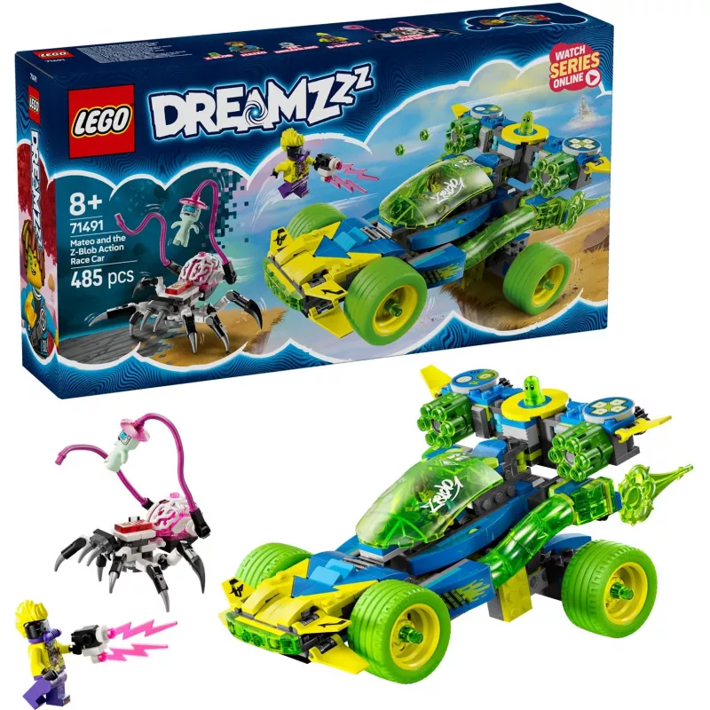 Bricks DREAMZzz 71491 Mateo and the Z-Blob Action Race Car