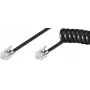 Telefono laidas Microconnect MPK10200 RJ-10 RJ-10 2 m Juodas