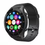 Išmanusis laikrodis MEDIA-TECH MT870 — 1,3 colio (3,3 cm) IPS jutiklinis ekranas, 51 mm korpusas, Bluetooth, juodas