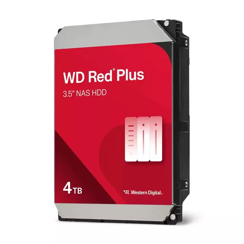 Vidinis HDD Western Digital Red Plus WD40EFZZ 4 TB 5400 RPM 128 MB 3.5 colio SATA III