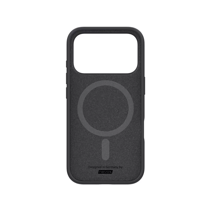 StyleShell SHOCK (juoda, iPhone 17 Pro, suderinama su MagSafe)