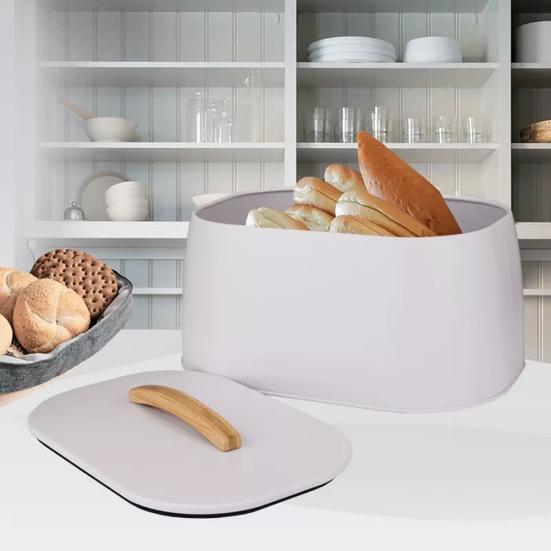 Breadbox Maestro MR-1675-BEIGE smėlio spalvos duonos laikymo dėžutė