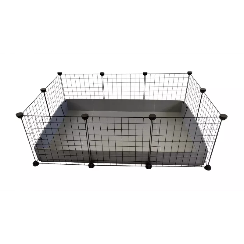 C&C Modulinis narvas 3x2 110x75 cm jūrų kiaulytėms, ežiams, sidabro pilkumo