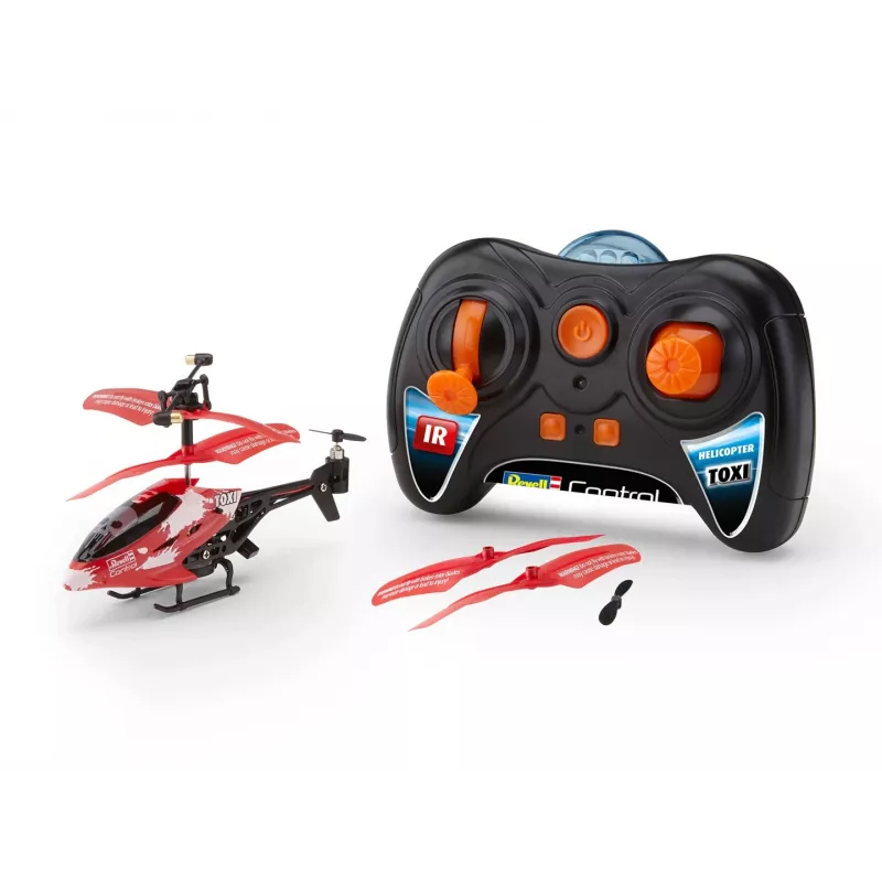 RC sraigtasparnis Revell TOXI elektrinis variklis, LiPo 75 mAh, 15 g, balta/raudona/juoda