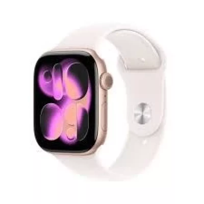 Išmanusis laikrodis Apple Watch S11 Cell 46mm su sportiniu dirželiu, Light Blush