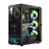 Kompiuterio korpusas Logic Concept Portos ARGB ATX juodas