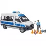 Mercedes-Benz Policijos Sprinter rinkinys su figūrėle ir šviesos/garso moduliu