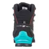 Salewa MTN Trainer Mid GTX moteriški suaugusiems juodi mėlyni odiniai zomšiniai Vibram WTC