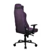 Žaidimų kėdė Arozzi Vernazza SoftFabric Purple — ergonomiškas dizainas, reguliuojami porankiai ir aukštis