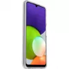 React + Trusted Glass permatomas apsauginis dėklas + ekrano apsauga, skirta Samsung Galaxy A22