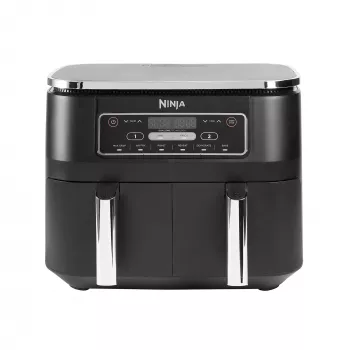 Ninja AF300 Dvigubas 7,6 L Laisvai pastatomas 1690 W Karšto oro gruzdintuvas Juodas
