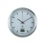 Sieninis laikrodis Renkforce E1003R — 17 cm skersmuo, sidabro apdaila