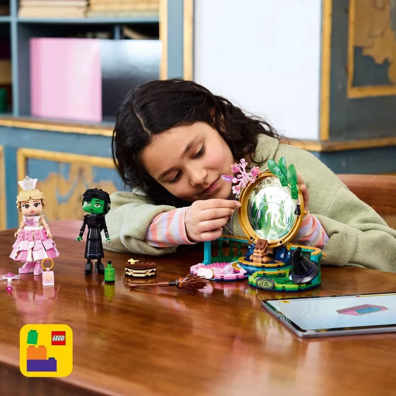 LEGO Wicked figūrėlės Elphaba ir Glinda 75682 – kolekcinis minifigūrų rinkinys