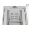Serverių spinta LANBERG FF01-8047-12SL 47U 800x1000 mm pilka su priekinėmis ir galinėmis stiklinėmis durelėmis bei vieta LCD skydeliui