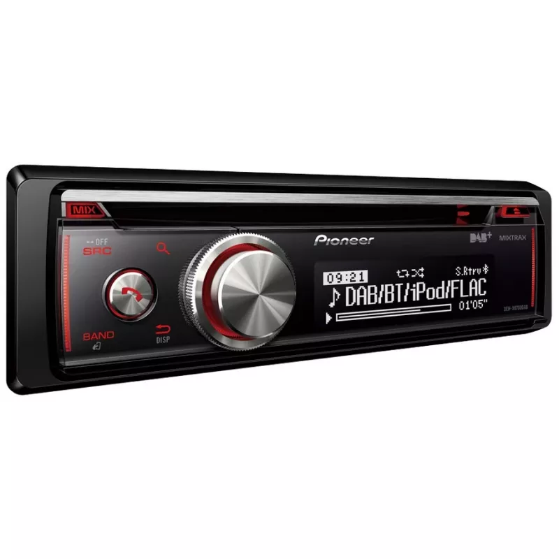 Automobilinis medijos grotuvas Pioneer DEH-X8700DAB Juodas