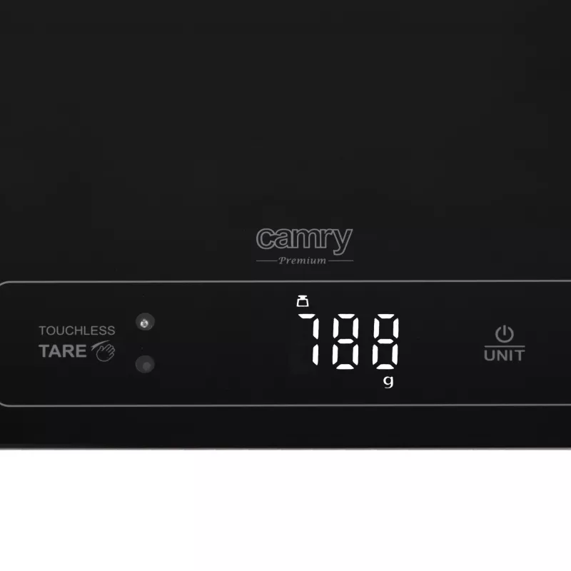 Virtuvinės svarstyklės Camry CR 3175 Maksimali apkrova 15 kg Padala 1 g Ekranas LED Juoda