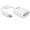 Vaizdo kabelio adapteris DeLOCK 61765 DisplayPort į DVI-I 0,125 m