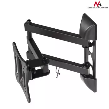 TV / monitoriaus sieninis laikiklis MACLEAN MC-719, ekranams iki 68,6 cm (27 colių), maks. 15 kg, VESA 100x100, juodas