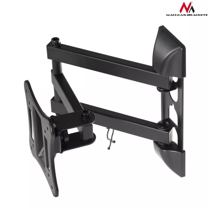 TV / monitoriaus sieninis laikiklis MACLEAN MC-719, ekranams iki 68,6 cm (27 colių), maks. 15 kg, VESA 100x100, juodas