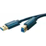 ClickTronic 3m USB3.0 A - B m/m 3m USB A USB B mėlynas USB laidas (70093)