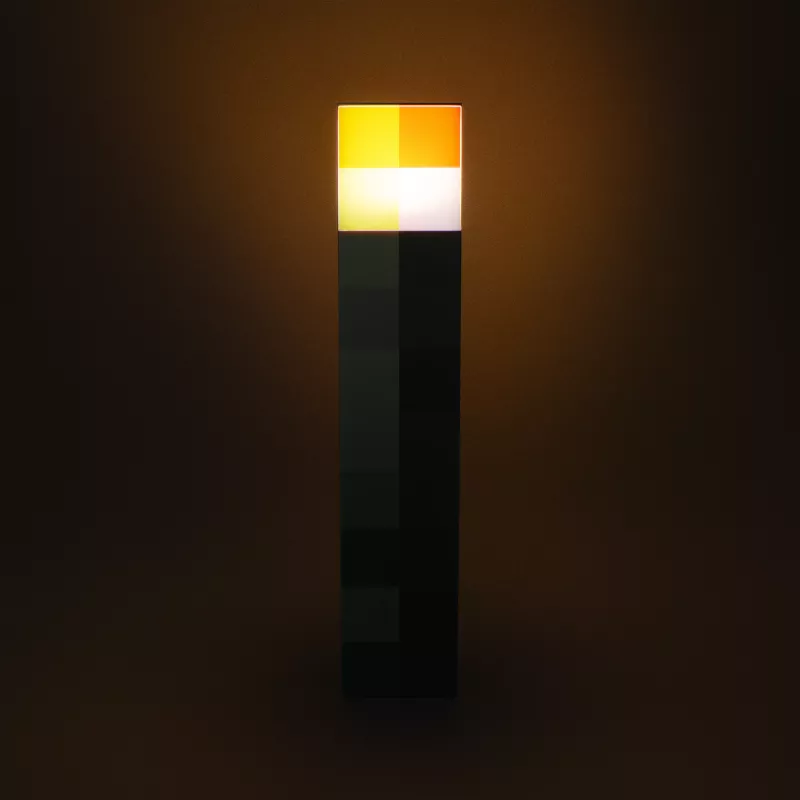 Stalinė lempa „Paladone Torch Light PP9202MCFV3“ su „Minecraft“ dizainu, maitinama baterijomis