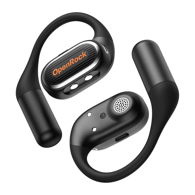 Belaidės ausinės OneOdio OpenRock Link 20, ant ausies, juodos, Bluetooth