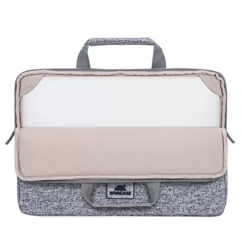 Rivacase 7913 33.8 cm (13.3) įmautė Juoda, Pilka